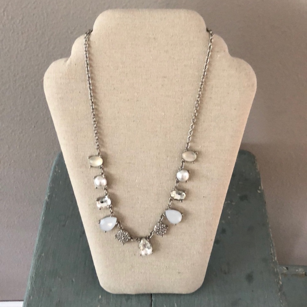 Express Silver sparkly necklace